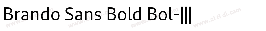 Brando Sans Bold Bol字体转换